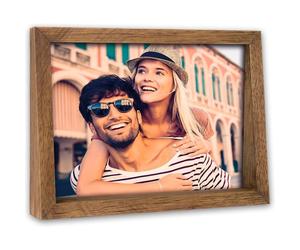 Zep cadre photo BM462H Marne Horizontal 10x15 cm avec cadre en bois brun