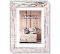 Zep cadre photo Nelson 6 white wash en bois 18x24 cm