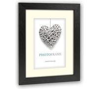 Zep cadre photo Regent 5 en bois noir pour photos 7x10 ou 10x15 cm avec support mural et de table