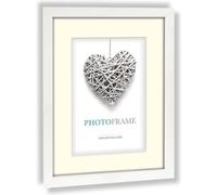 Zep cadre photo Regent V32304 blanc en bois 20x20 / 30x30 cm