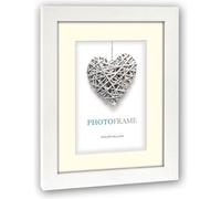 ZEP Cadre photo Regent bois blanc — 9 x 13 cm (avec support) ou 13 x 18 cm (sans support)