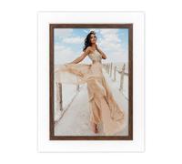 Zep CB668 Caen cadre photo en bois blanc et brun 15x20 cm
