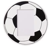 ZEP Football Vertical, Bois, Noir/Blanc, 24.5 x 24.5 x 2 cm