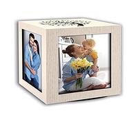 Zep GLG15 Cube Cadre photo Norman Big, rotatif en bois