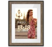 ZEP MDF Roma photo frame brown 20x30 cm with passe-partout 15x20 cm