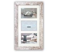 ZEP Nelson 6 blanc/marron 3x13x18 cadre photo en bois 3Q V23136
