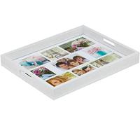 ZEP Photo Tray Blanc 45x35 Bois,Plateau Photo 9 Photos W006