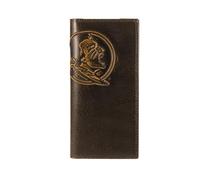 ZEP-PRO NCAA Portefeuille magnétique fin et élégant pour homme, Florida State Seminoles Burnished, Cuir bruni