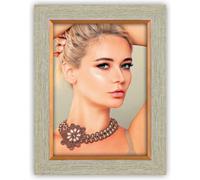 Zep Quentin White cadre photo blanc en bois de pin 20x30 cm avec finition moderne