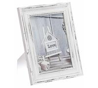 Zep SY968W Cadre Photo Bois 15x20 cm Rivoli Blanc, Beige, 15 cm x 20 cm G