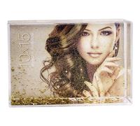 Zep set de 6 cadres photo RB505 Shake Frame doré 10x15 cm avec paillettes