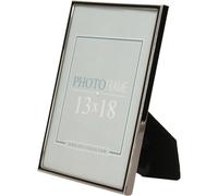 Zep Silvia VK577B cadre photo noir 13x18 cm avec finition métallique élégante