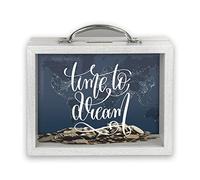 ZEP Smith 6,5x21 Tirelire, Bois/Verre RM4143