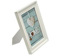 ZEP Cadre photo Vintage – Bois blanc – Photo 13x18 cm (cadre 17x22 cm) Blanc G