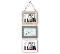 Zep TY3857 Lavigny Cadre Photo Bois Beige/Blanc/Gris 13 x 18 cm