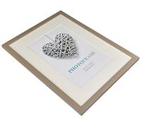Zep V32342 - Cadre Photo Bois 30x40 cm avec Passe Partout pour Photo 20x30 cm Régent 2, Bois, Gris, Ivoire, 42, 5 x 32, 5 x 1, 5 cm
