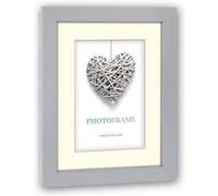 Zep V32682-Cadre 15x20 cm avec Passe Partout pour Photo 10x15 cm Régent 2, Bois, Gris, Ivoire, 22,5 x 17,5 x 1,5 cm Gris G