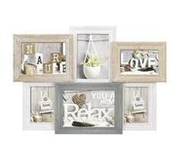 Cadre-photo - ZEP - Vincennes - 7 photos - Bois - Blanc, gris et beige