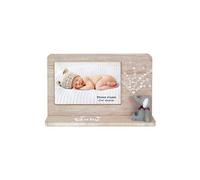 Zep WG6546 Cadre Photo Bois 10x15 cm sur Socle Dumbo Bois Beige, Gris, Blanc 22x14x6 cm