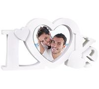 Zep Z23W Marbella Collection Love Cadre Photo Résine Blanc 10 x 10 cm