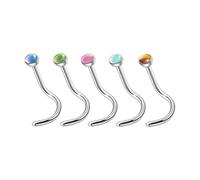 ZEPFJHE 1 lot d'épingles de nez tendance confortables en alliage de texture adaptée à une tenue de fête, taille unique, Comme décrit, Comme décrit.