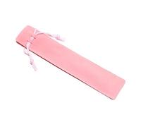 ZEPFJHE 1 pochette à stylos en velours avec cordon de serrage - Couleur unie - Pour stylo à bille - Cadeau pour étudiant, a