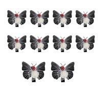 ZEPFJHE 10 Halloween Skull Butterfly Hairpins Festival Festival Butterfly Skull Hair Clip pour Halloween Celebration and Dress Up