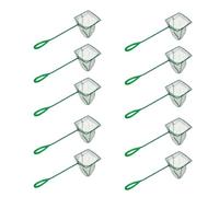 ZEPFJHE 10pcs Aquariums Fish Net Scooping Tool pour La Sûre Et Le Nettoyage des Tanks avec Une Poignée Ergonomique pour Les Accessoires D'aquariums À Usage Domestique De Bureau