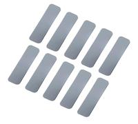 ZEPFJHE 10pcs Ordinateurs Portables Pieds en Caoutchouc Non Galets De Tampon Boîtier Caisse Ovale Protégeurs pour Les Claviers Paver