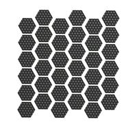 ZEPFJHE 18 / 36pcs Remplacement De La Poignée Hexagon Antislip pour Le Contrôleur De Souris Keypad Spirofroping Gaming Handmade Anti Sweat Protective