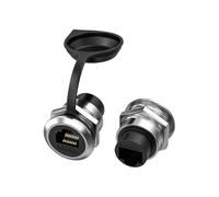 ZEPFJHE 2PCS USB3.0 Adaptateurs Sockets High Conductivité Zincs ALLIAG Construction Conception DE SAUVERS pour PERMINÉE Installation sans SIGE