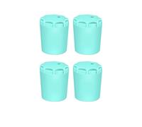 ZEPFJHE 4pcs Handle Élastique Extrémité Couvre Le Protecteur en Silicone Bouchons De Pêche À La Pêche De Queue Cushion