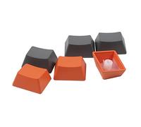 ZEPFJHE 6 pièces Capuchons de Touches de Jeu durables PBT Profil OEM 1.25U personnalité Hauteur Colorant-sub pour Capuchon de clé pour Clavier mécanique sans Gravure