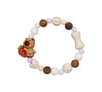 ZEPFJHE À La Chaîne À Main De L'ours Céramique Contemporain Unisexe Pour Les Bijoux En Couple Usages Quotidiens Bijoux Légers La Mode