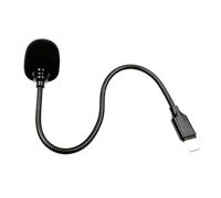 ZEPFJHE À Tube Flexible avec Couvercle en éponge, Conception Pliable et réglable pour Smartphones, micros Transparents compatibles USB C pour téléphone et