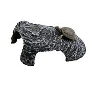 ZEPFJHE Abri naturel pour reptiles et lieux de ronflement - Cachettes de poissons - Accessoires décoratifs pour grands aquariums - Résine - Habitat grotte