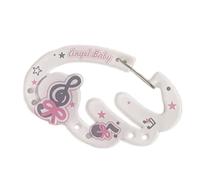 ZEPFJHE Accessoire De Clip À Ailes Anges En Acrylique Léger Avec Accessoires Mode Carabiner Sécurisés Pour Clés Ou Engrenages Voyage.
