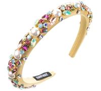 ZEPFJHE Accessoires de cheveux accrocheurs pour femmes, bandeaux tendance avec perles pour femmes, accessoires de cheveux confortables