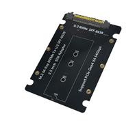 ZEPFJHE Adaptateur PCIe NVMe vers SFF 8639 efficace avec montage sans outil et carte adaptateur NVMe à régulation avancée de la chaleur