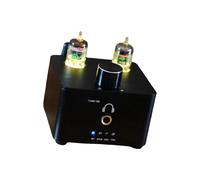 ZEPFJHE Amplificateur De Casque Préampli du Tube HiFi 5654 Boîte Auditive Électronique Boîte Construction en Verre Métallique Ample Casque Tube