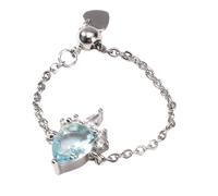 ZEPFJHE Anneaux de rencontre en forme de larme - Chaîne ouverte géométrique réglable - Texture cuivre - Pour fête et quotidien, taille unique, Comme décrit, Comme décrit.