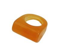 ZEPFJHE Anneaux De Résine Géométrique À La Mode Accessoire À La Mode Pour Les Femmes Et Les Hommes Avec Des Anneaux De Résine Multicolore Élégants Supplémentaires Multiples