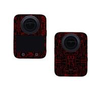 ZEPFJHE Autocollant Décoratif pour Caméras 360 Film Adhésif Découpé Variété De Rayures Couverture De Caméra Décorative