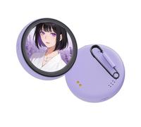 ZEPFJHE Badge de cosplay de broche d ' épinglette électronique d ' affichage numérique avec 10 heures de travail et 30 jours de veille pour les accessoires de cosplay de collection