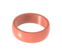 ZEPFJHE Bagues élégantes en silicone multicolores légères et résistantes à la transpiration - Unisexe - Pour le sport - Bijoux pour femmes et hommes - Bague en silicone, coral, Comme décrit, Comme