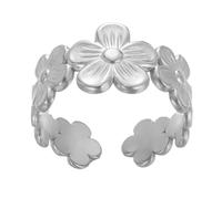 ZEPFJHE Bagues tendance unisexes réglables avec ouverture irrégulière, bijoux de doigt en acier inoxydable texturé, bagues à porter au quotidien, C, Comme décrit, Comme décrit.