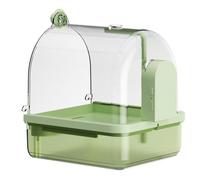 ZEPFJHE Baignoires à suspendre pour perroquets - Grande baignoire transparente pour perroquets - Accessoires de cage à oiseaux tendance