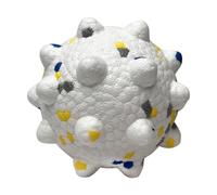 ZEPFJHE Balle à mâcher élastique pour le nettoyage des dents - Jouet rebondissant interactif pour chien - Pour les grandes races