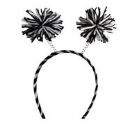 ZEPFJHE Bandeau à pompons 3 couleurs pour les jours de l'indépendance, les réunions de famille, les événements patriotiques, les fêtes de fin d'année, accessoire de cheveux patriotique