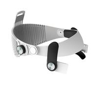 ZEPFJHE Bandeau confortable réglable pour lunettes de réalité virtuelle améliore le design ventilé et en silicone souple résistant à la transpiration pour la tête de lunettes